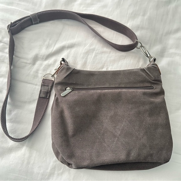 Travelon anti-theft heritage hobo bag - pewter - Picture 2 of 6